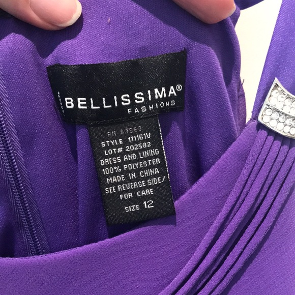 Bellissima purple dress - Picture 3 of 4